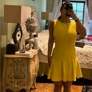 Alice and Olivia Yellow Dress